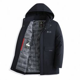 Nouveaux hommes d'hiver manteau chaud hommes automne à capuche marque décontractée coupe-vent vêtements d'extérieur chapeau Parkas veste mâle imperméable Parkas LG veste S7sh #