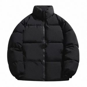 Nieuwe Winter Mannen Warme Puffer Jassen Dikke Parka Casual Mannen Gewatteerde Uitloper Ritssluiting Lg Mouw Paar Outdoor Jas y6NL #