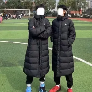 Nouveau Manteau d'entraînement de Sports d'hiver unisexe manteaux de sport chauds longue fermeture éclair