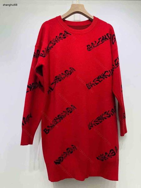 Nuevo vestido de suéter de invierno para mujer jersey de marca kint suéteres con cuello redondo abrigo 8 colores al por mayor kintting top y mezcla de lana ropa para mujer L9R7