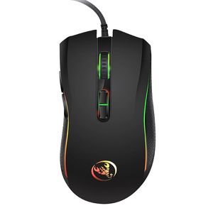 Nieuwe bedrade gaming mouse gamer 7 knop 3200DPI LED Optische USB Computer Mouse Game Mice Mice Muse voor pc -computer gamer