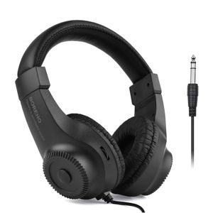 Nuevos auriculares estéreo con cable para Monitor, auriculares con controlador de 50mm, enchufe de 6,5mm para amplificador de guitarra, mezclador de Audio de Piano eléctrico