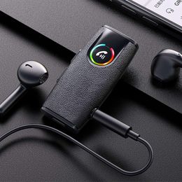 Nuevo adaptador receptor inalámbrico Bluetooth 5,3, conector de 3,5mm para música de coche, Audio Aux A2dp, receptor de auriculares, manos libres para auriculares de TV de coche