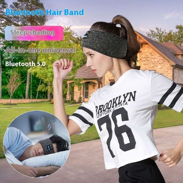 Nouveau bandeau Bluetooth V5.0 Sports Call Stéréo Blackout Sleep Bandband