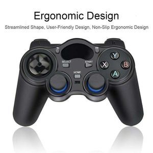 Nieuwe Draadloze Gamepad 2.4G Gaming Antislip Joystick Met OTG Converter Twee Modus Afstandsbediening Handvat Voor Tablet PC Smart TV Box