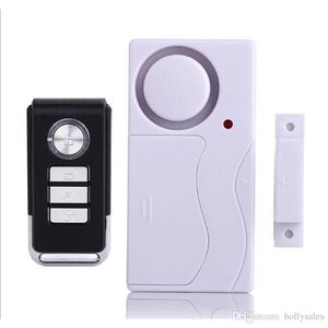 Nuevo Detector de sensor de puerta de ventana magnética inalámbrica Detector de entrada de control remoto Sistema de alarma de seguridad para el hogar antirrobo DHL envío gratis