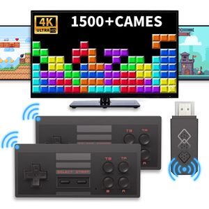 Nouvel hôte nostalgique Console de jeu vidéo U-BOX MINI FC 8BIT N ES Prise en charge de la sortie TV HD dans les jeux classiques 818/1551 Deux manettes de jeu portables sans fil