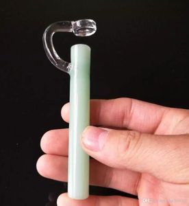 Nuevo con boquilla para cigarrillos, accesorios para bongs de vidrio al por mayor, pipa de agua de vidrio para fumar, envío gratis