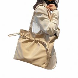 Nouveau femmes sac couleur unie sac fourre-tout transport sac à bandoulière loisirs Simple maman sortir grande capacité Nyl sac à main 19CY #