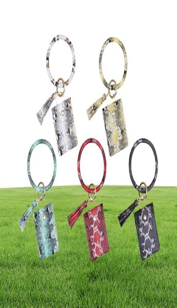 NOUVEAU FEMMES BRACELET COURCE CARCHAIN SAGLE CHEYRING SOLDER LEOPARD PU Cuir Pu Tassel Clean Chain Ring Jewelry Accessoires4975727
