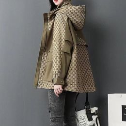 NIEUWE Dames Designer Jassen Mode G Letters Casual Windjack Losse lange jas Kleding Streetwear luxe jassen