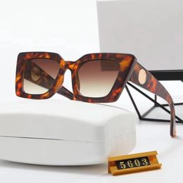 2023 femmes designer lunettes de soleil attitude pilote lunettes de soleil 5603 hommes surdimensionnés style extérieur vintage classique modèle UV400 lentille avec étui