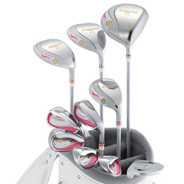 Débutant Femmes Nouveaux Clubs de Golf Maruman Figaro III Golf Compelete Set 1Driver 3/5Wood 5U Hybrids Fers Sac Graphite Shaft Livraison Gratuite