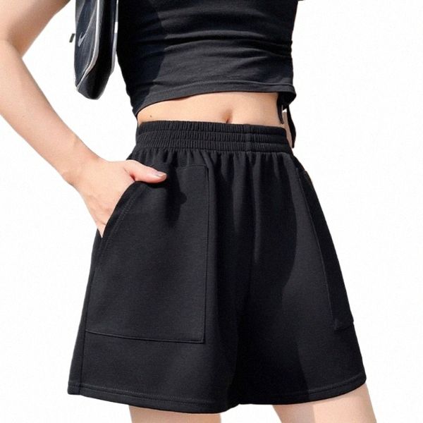 Nouveaux femmes Gym Fitn Shorts de course Fi coréen Casual grande taille Shorts Yoga pantalons de plage femme été mince chaud Streetwear M8fa #