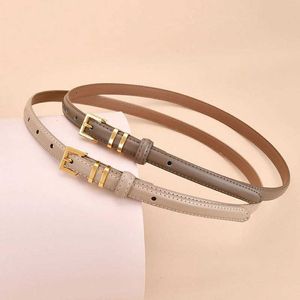 Ceinture fine en cuir pour femmes, boucle avec lettre H, petite ceinture assortie à tout, adaptée à la décoration de robe, largeur 1.5cm, nouvelle collection