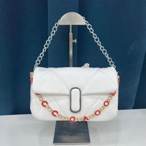 NOUVELLES femmes lettre chaîne sacs à bandoulière mode métallique petits sacs à main en cuir véritable moraillon bandoulière sacs à main fête soirée fourre-tout