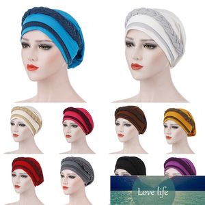 Nieuwe Vrouwen Moslim hijab Katoen Stretchy Hat Tulband Hoofd Wrap Chemo Bandana Sjaal Cap Factory Prijs Expert Design Quality Nieuwste Stijl Originele Status
