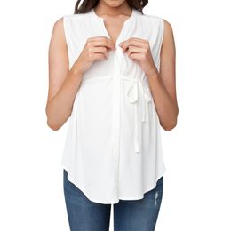 Nieuwe vrouwen Zwangere zwangerschap Verpleging vaste borstvoeding zomer gestreepte blouse doek tops camiseta lactancia zwangerschap t -shirt