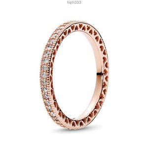 Nuevo anillo de mujer Cz corazón anillos de diamantes joyería de mujer para Pandora 925 anillo de bodas de plata esterlina con caja originalb1iy5fyz