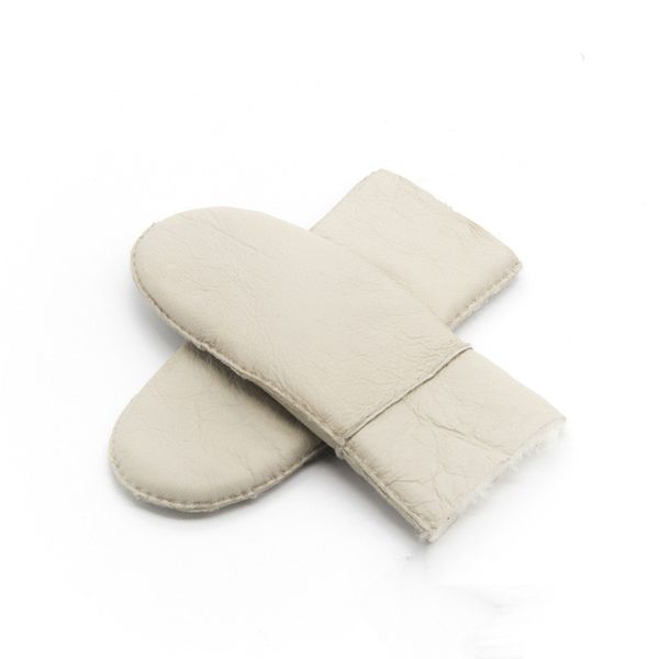 Nouveaux gants sans doigts pour femmes en cuir de qualité en laine pure gants chauds pour dames2523