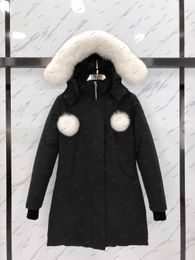 Nieuwe damesjacks Classic Women Fashion Luxury Designer Brand Down Jacket Parkas Woman Epaulettes Trend Winter warme katoenen buitenschaar 01 dames lang