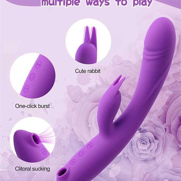 Nouveau dispositif de masturbation pour femmes, produits sexuels pour adultes, succion automatique, lapin Shaker 231129