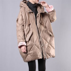 Nouveau manteau d'hiver épais pour femme manteau de veste pour femme à capuche ample, plus la taille manteau pour femme veste femme Casaco Feminino Parkas 201214