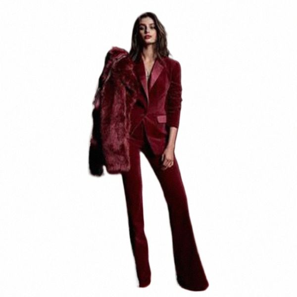 Veet – costume trois pièces pour femmes, élégant, busin, décontracté, simple boutonnage, vêtements pour femmes, ensembles de pantalons, 2023, 45iN #