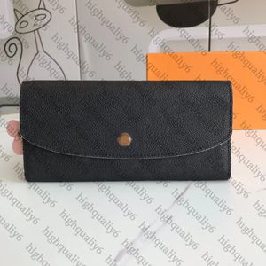 Nouveau portefeuille pour femmes Mode authentique Card de carte de crédit en cuir Single Zipper Classic Classic Wallet Wallet Wallef's Wallet Designer Sac Livraison gratuite