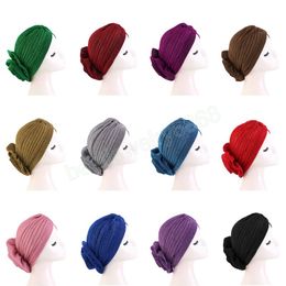 Nouvelles femmes brillant Turban casquette musulman Hijab islamique Jersey chimio casquette fleur Bonnet dames tête cache-tête écharpe Hijab