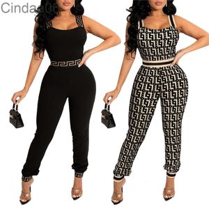 Nieuwe damesontwerper jumpsuit bodysuit mode sexy mouwloos vest elastische riem losse broek jumpsuits voor vrouwen onepiece outfits