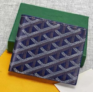 NIEUWE Dames Gouya Wallets Designer Mens kaarthouder Wallet Leather Luxury Dames Card Bag Men Korte Flap Card Holder Fashion veelzijdige munttas