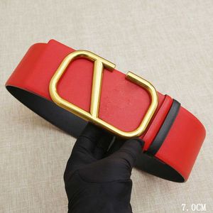 Nouvelle boucle de lettre de ceinture de créateur en cuir pour femmes avec jupe coupe-vent décoration joint de taille assorti 7 cm ceintures de marque de luxe avec boîte-cadeau boutique