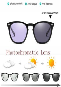 Nouvelles lunettes de soleil pochromiques polarisées rondes pour femmes pour hommes bleu rose violet jaune lentille caméléon conduite de voiture en plein air en cours d'exécution UV402692076
