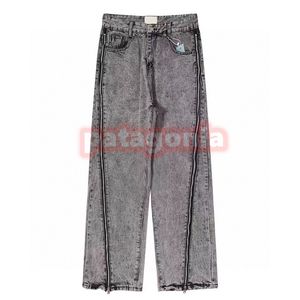 Nuevos jeans vintage jeans high street masculina pantalones de mezclilla lavados pantalones de mezclilla de moda delgada talla asiática M-2xl