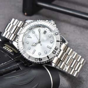 Nouveaux montres-bracelets classiques R logo hommes montres automatique mécanique céramique montre entièrement en acier inoxydable montre-bracelet design montre affaires décontractée horloge poignet Watc