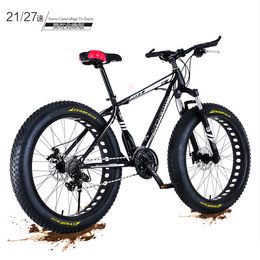 Nieuw X-Front Brand 4.0 Vet Wide Tyre 26 inch 21/27 Speed ​​Carbon Steel Mountain Bike Beach bergafwaarts Bicycle Sneeuwscooter Bicicleta