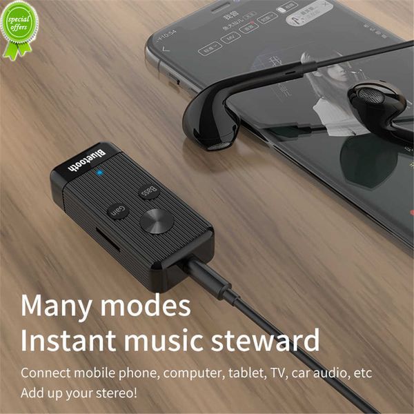 Nouveau X8 Multifonctionnel Bluetooth Récepteur HIFI Musique NFC TF Carte Lecture 3.5Mm Adaptateur Sans Fil Pour Autoradio Mp3 Haut-Parleur Écouteur