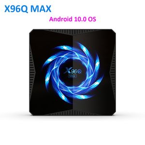 Nouveau X96Q MAX Smart TV Box Android 10 Allwinner H616 4GB 32GB 64GB 2.4G 5G WiFi Bluetooth 4K Lecteur multimédia