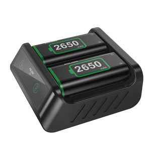 Nouveau jeu de batterie pour manette de jeu Xbox Series X, 2650 mah, sans fil, double chargeur de batterie pour manettes Xbox One/One S/x/One Elite