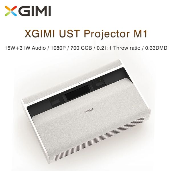 Nouveau projecteur Ultra courte portée XGIMI M1 1080P Full HD 0.33 DMD UST cinéma projecteur vidéo HDR intelligent pour cinéma maison