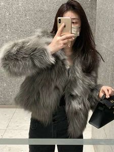 Nouveau Xiaoxiangfeng manteau de fourrure de Protection de l'environnement pour les femmes automne et hiver sentiment