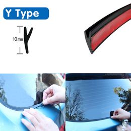 Nieuw Y-type Auto rubberen afdichting Autoruitkit Rubber Dak Voorruit Protector Afdichting Strips Trim Voor Auto Voor Achter Voorruit