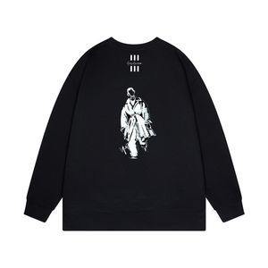 Nieuwe Yamamoto herensweater met ronde hals Klassiek Trendy bedrukt Mode Klassiek paar hoodies Veelzijdige buitensporttrui