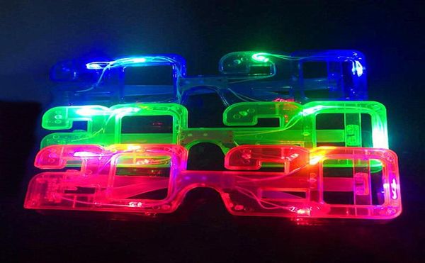 Nouvel An 2020 Forme Lunettes LightUp Masque pour les yeux LED Clignotant Lunettes pour les yeux Noël Navidad Décor Props Party Carnival2281487