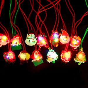 Nieuwjaar kerstverlichting ketting decoratie armbanden led kinderen cadeau kerstspeelgoed voor kinderen meisjes 2022