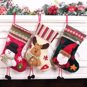 Calza di Natale di Capodanno/zucchero/regali/ Decorazioni natalizie fai da te Noel per ornamenti domestici Navidad Decors