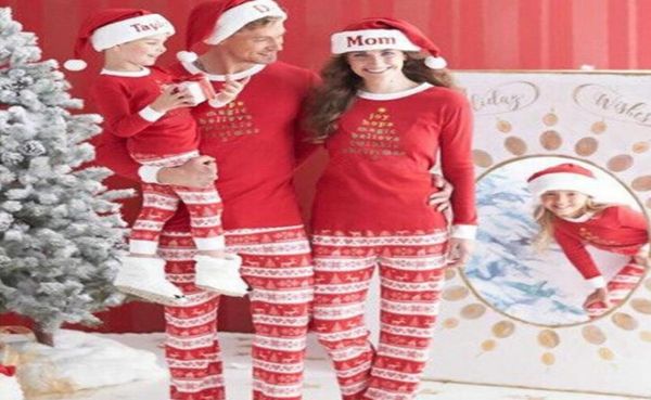 Nouvel An Famille Pyjamas De Noël Famille Correspondant Tenue Père Mère Fille Fille Garçon Vêtements Ensembles Pyjamas Look Famille 2011284570334