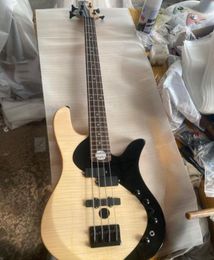 New Yin Yang Natural 4 String Electric Bass Guitar Body Body EMG Pickups Black matériel Diagramme de l'univers China Made Sigant1037345
