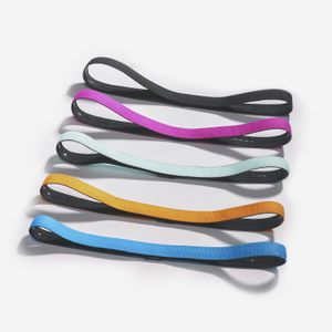 New Yoga Hairband Jogging Sweat-Absorbent Silicone Anti-Slip Anti-Sweat Bandband Sports Headscarf pour femmes